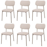 ESSZIMMERSTUHL Beige 6er-Set - Beige, Textil (44/83/52cm) - MCW