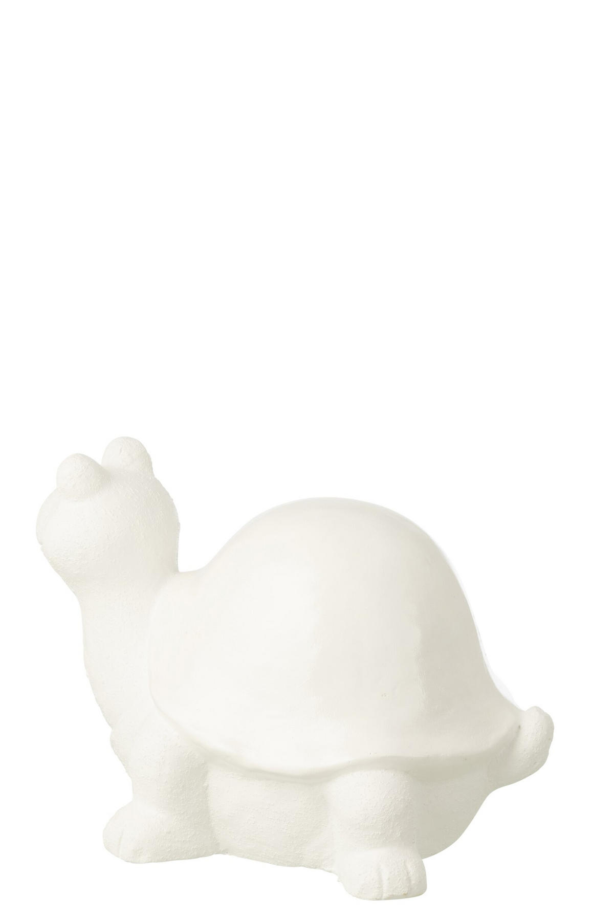 DEKOOBJEKT SCHILDKRÖTE AUßENBEREICH Weiß - Weiß, Glas/Naturmaterialien (27/25.5/37cm) - J-Line