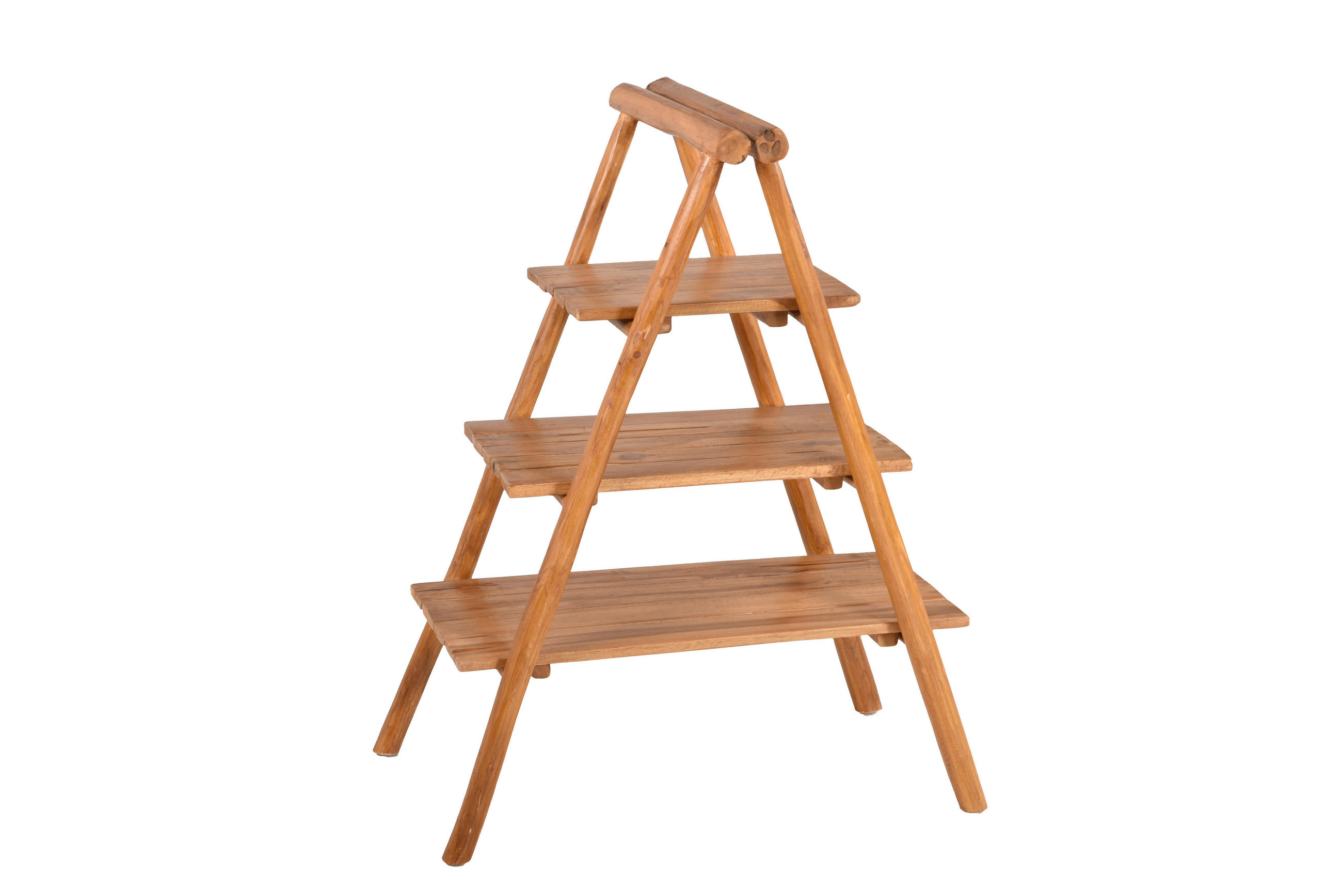 BLUMENREGAL Jan Teak Teakbraun 103x50x75cm - Teakfarben, Holz (50/103/75cm) - DELUKE