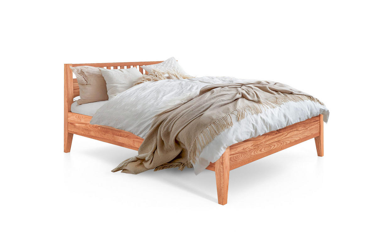 MASSIVHOLZBETT ELIAS 5 80x190 Kernbuche - Kernbuche, Holz (80/190cm) - byoak