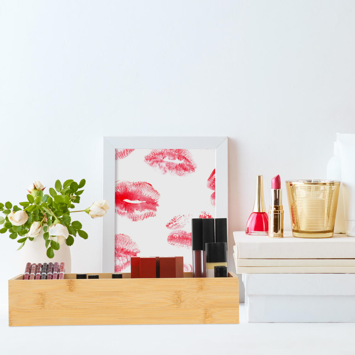 ORDNUNGSBOX - Hellbraun, Holz/Holzwerkstoff (30/6/15cm) - Relaxdays