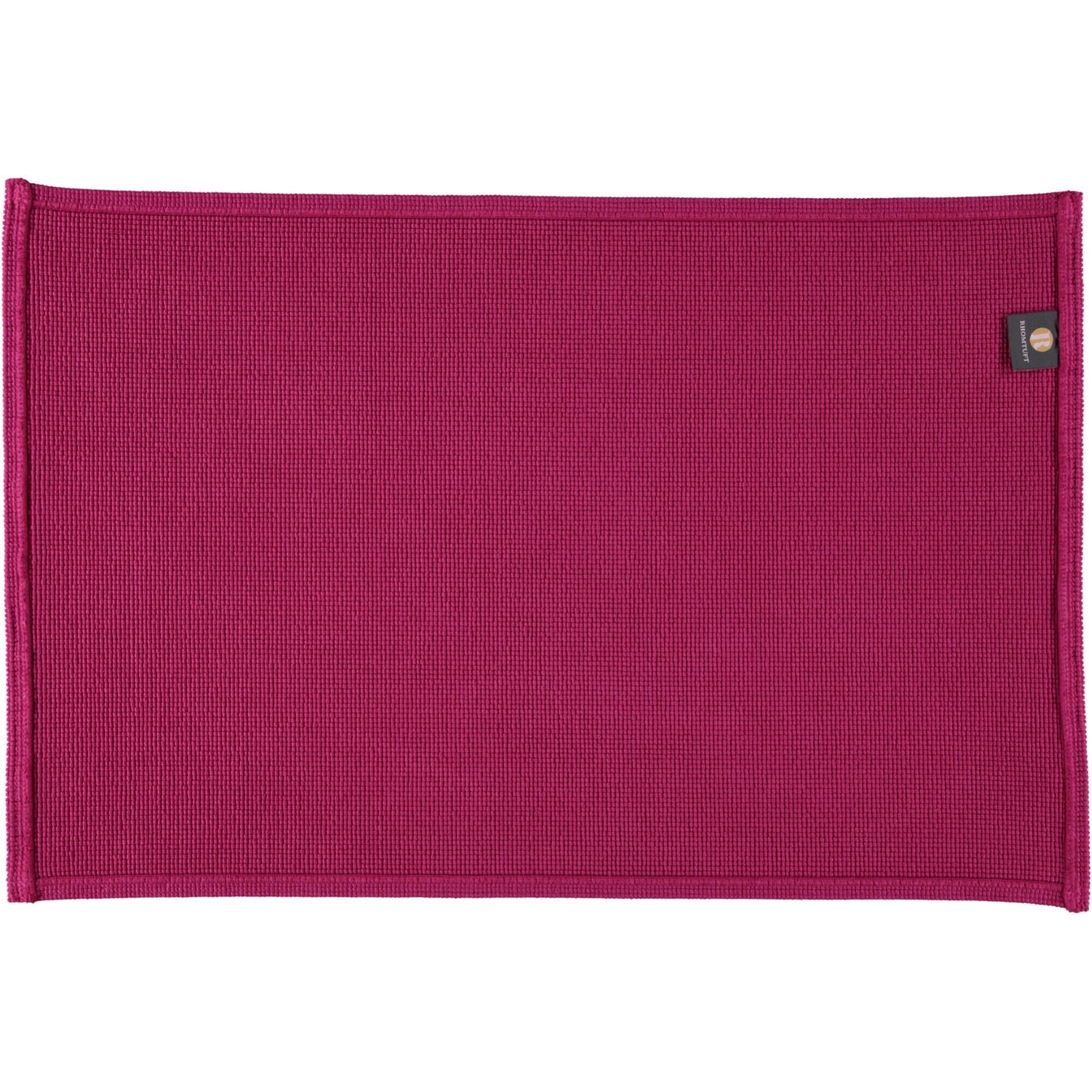 BADEMATTEN PLAIN HIMBEER - 303 - Beere, Textil (60/90cm) - Rhomtuft