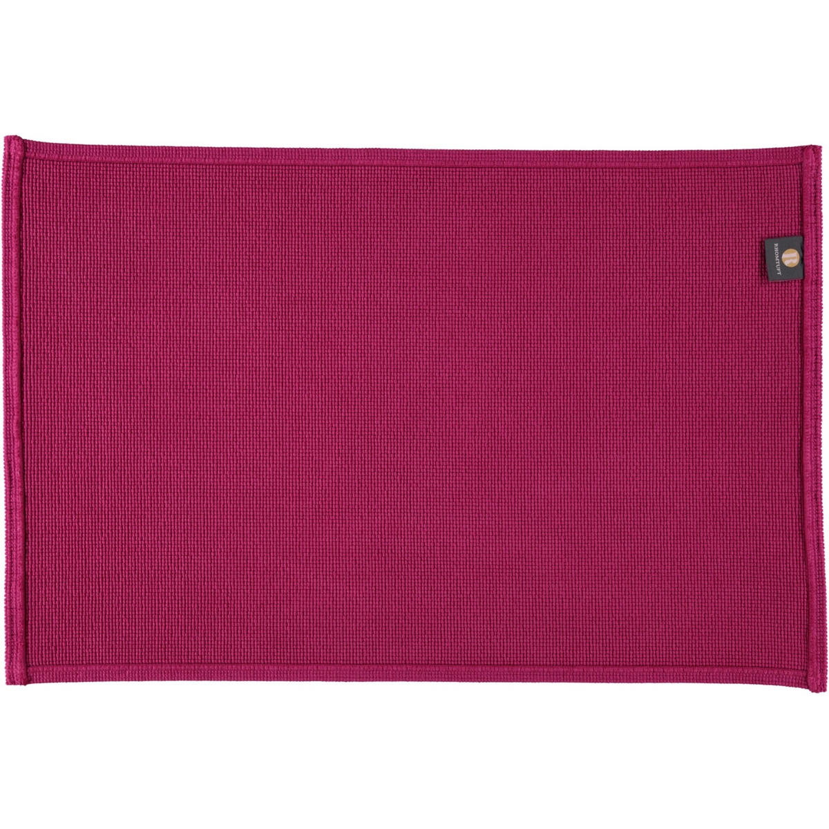 BADEMATTEN PLAIN HIMBEER - 303 - Beere, Textil (60/90cm) - Rhomtuft