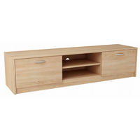 FERNSEHKOMMODE 2DC Sonoma Eiche 160/41/36 cm - Sonoma Eiche, Holzwerkstoff (160/36/41cm) - Matkam Möbel