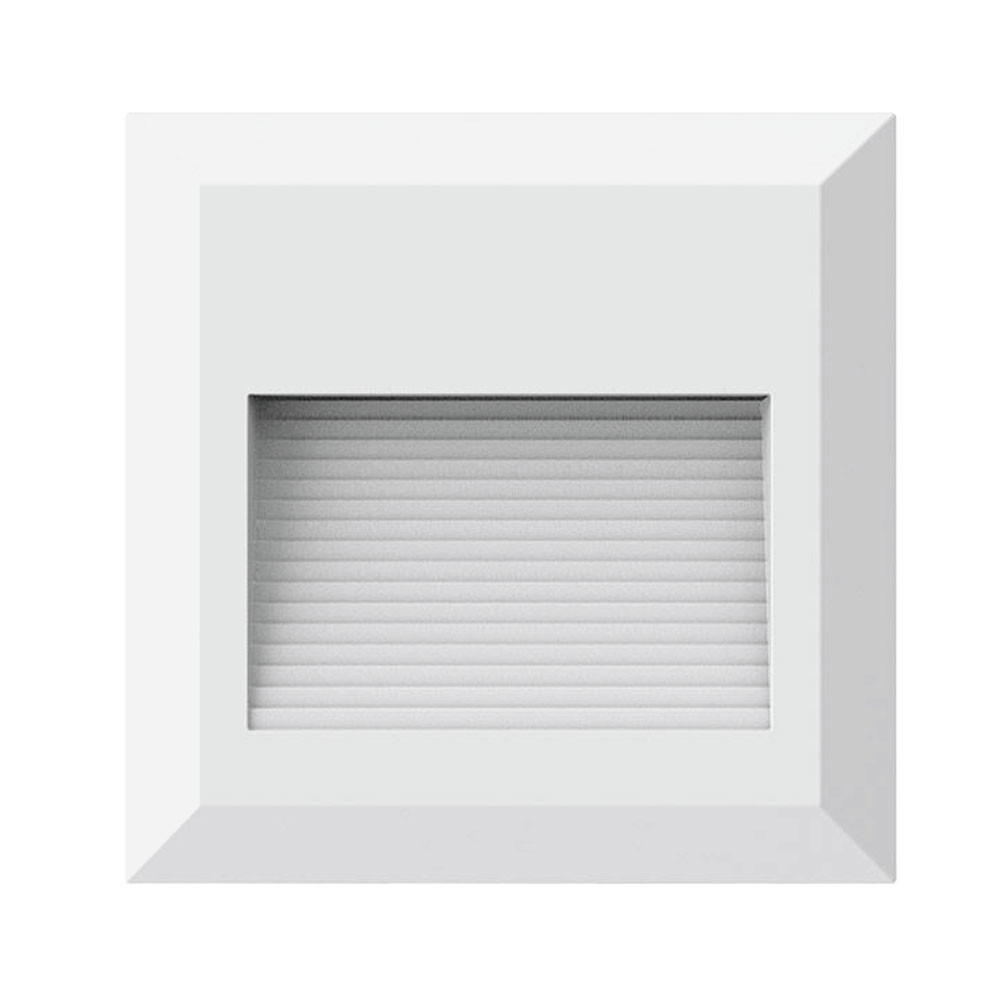 LED WANDLEUCHTE Kunststoff Weiß - Weiß, Kunststoff (12.4/12.4/2.7cm)