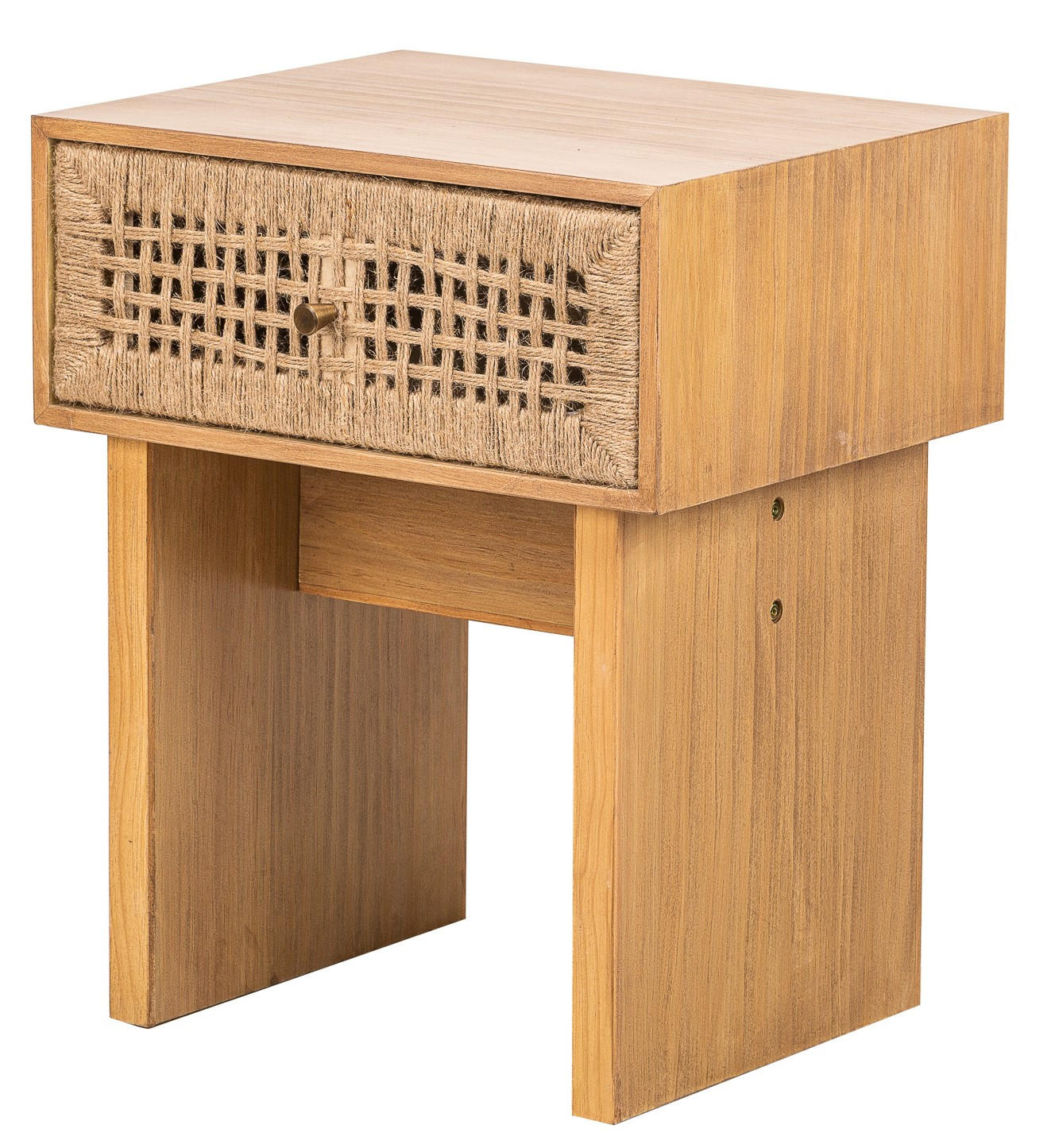 NACHTTISCH Rechteckig Braun 45 x 36 x 55 cm - Braun, Holz (45/55/36cm) - Nordlys