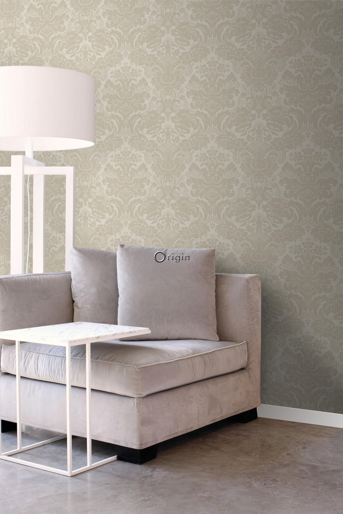 TAPETE Ornamente 53 cm x 10.05 m - Beige, Papier (53/1000cm) - Origin Wallcoverings