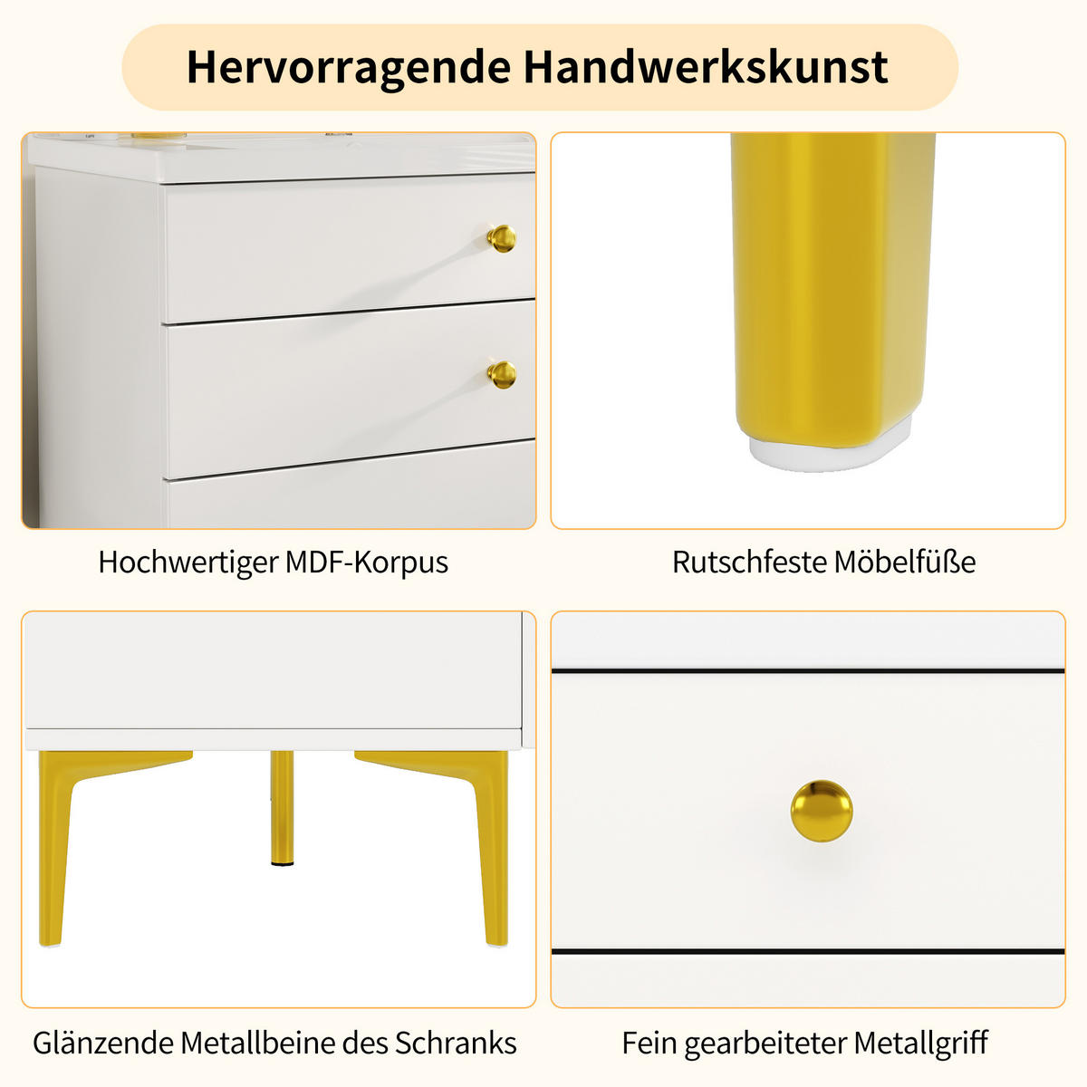 WASCHTISCH Weiß 120/47.5/80 cm - Weiß, Holz (120/80/47.5cm) - PANGIVO