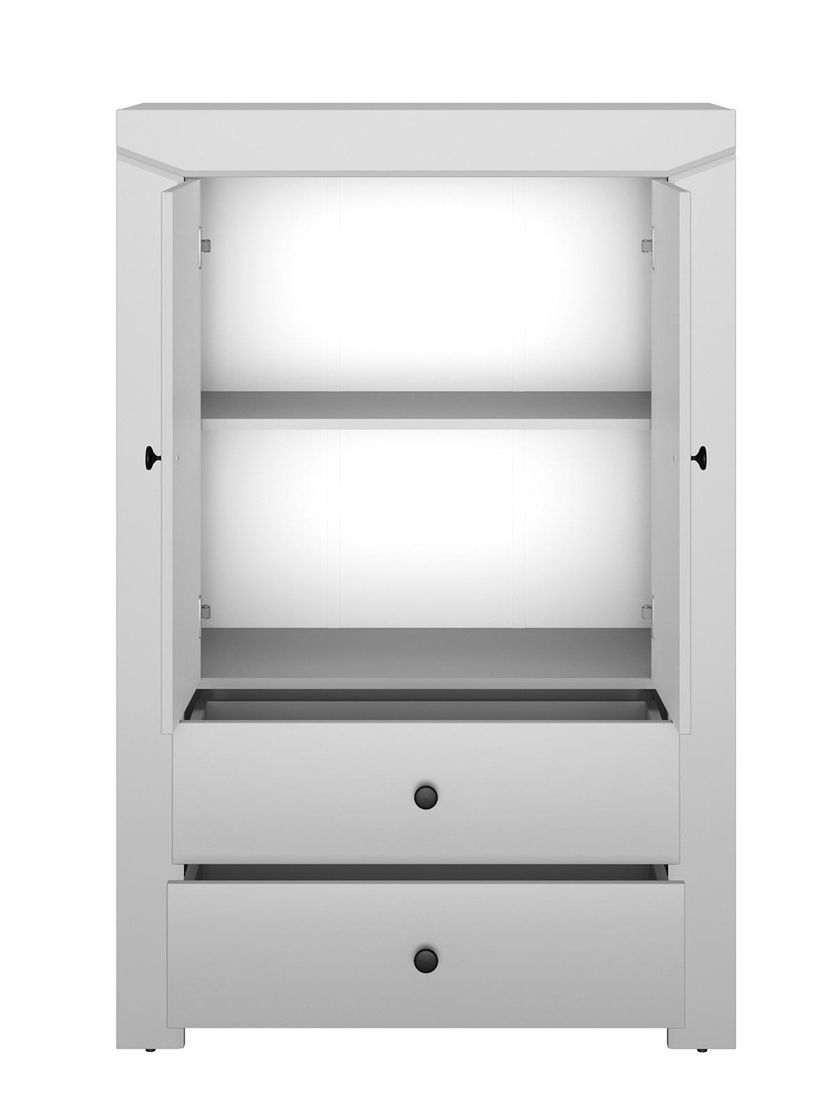 Thumbnail - Feldmann-Wohnen Jugendzimmer-Set, Grau, Silber, Holz, 5 Fächer, 5 Schubladen, Rechteckig, 593x201x207 cm, Kinder- & Juge...