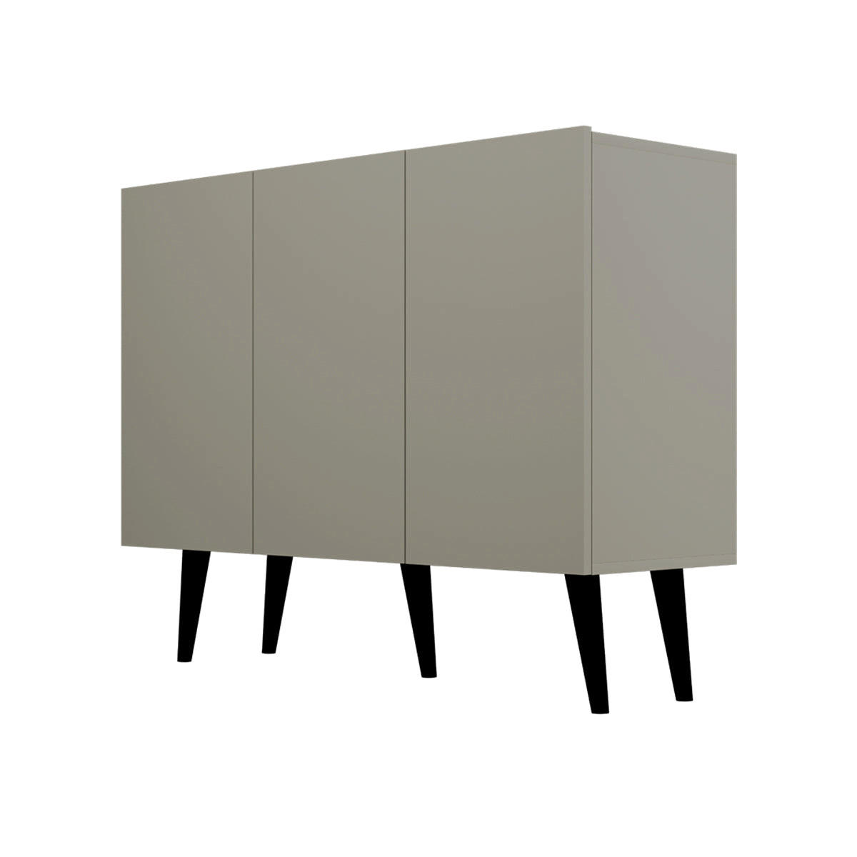 SIDEBOARD Toronto Grau - Grau, Holzwerkstoff (120/95.5/40cm) - Petits-meubles