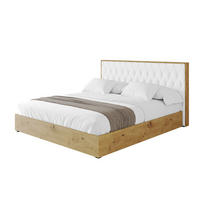 POLSTERBETT mit Bettkasten und Lattenrost, Bett mit Matratze H3/H4 - ENZO5 180x200 Weiß Kunstleder - Weiß Hochglanz, Holzwerkstoff/Textil (180/200cm) - ALTDECOR