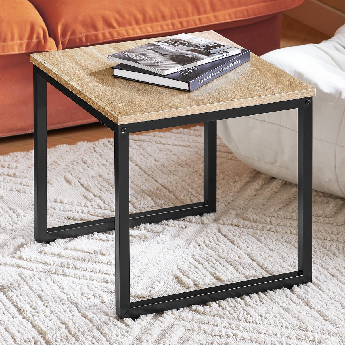 COUCHTISCH 2er Set Natur - Naturfarben, Holzwerkstoff (50/50/50cm) - SoBuy