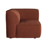 SESSEL mit gerader Rückenlehne - 1 Person - stoff - terracotta Camilio - Terracotta, Textil (97/74/97cm) - Vente-Unique