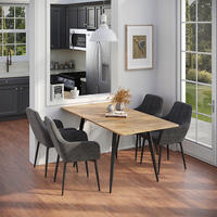 Eichefarben/Schwarz, Holzwerkstoff (80/120/75cm) - Vicco