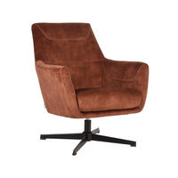 SESSEL Toby Braun 80/75/85 cm - Braun, Textil (75/85/80cm) - LABEL51