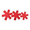 SCHUTZABSTANDSHALTER für Bratpfannen Basic Rot 35/35/1 cm Textilien - Rot, Textil (35/1/35cm) - Mondex