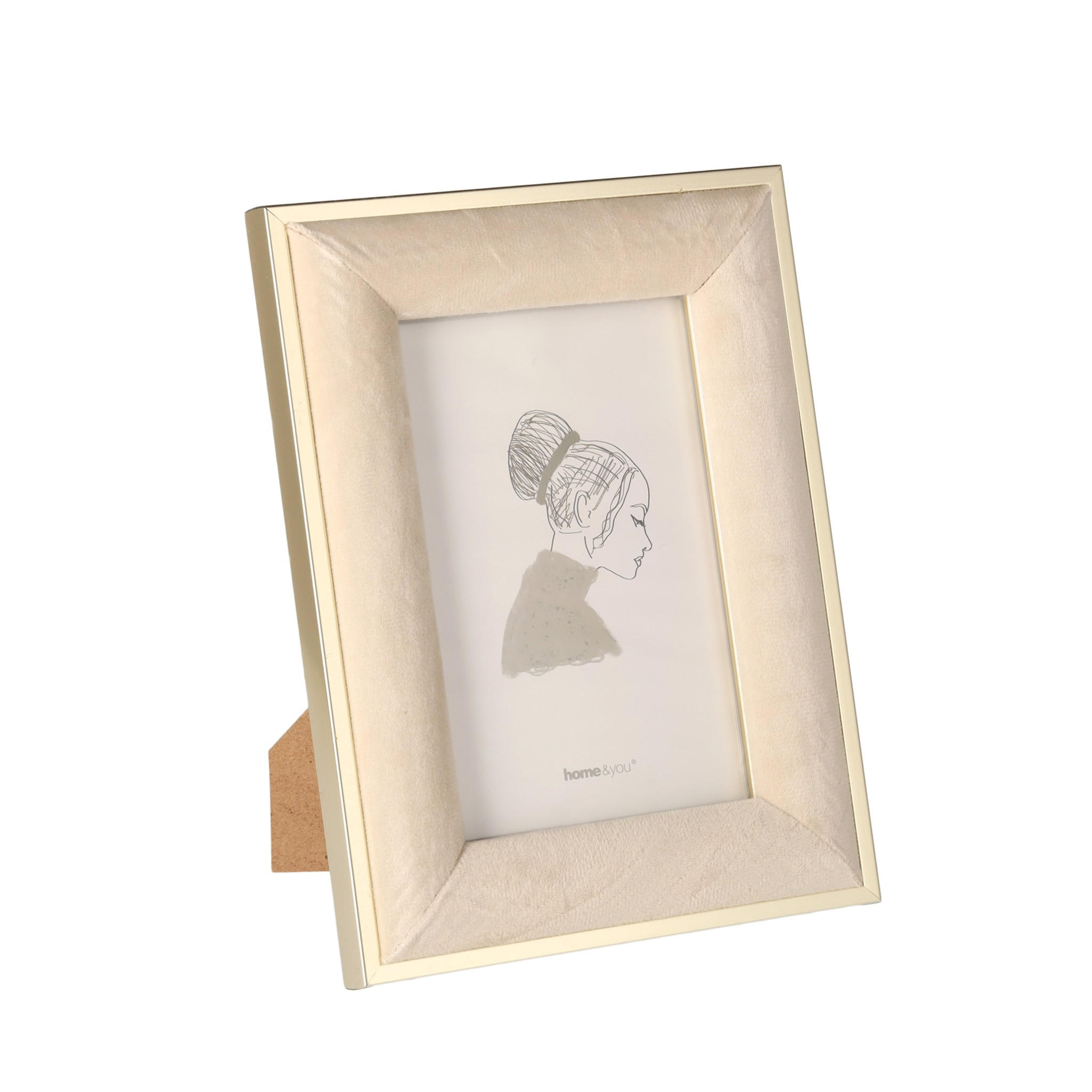 RAHMEN Veloriso - Beige, Kunststoff (2/21/16cm) - home&you