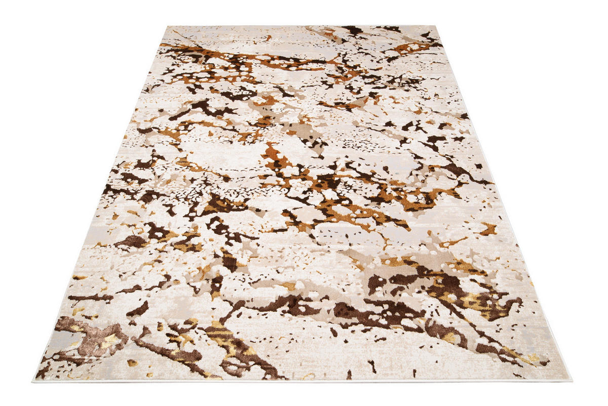 TEPPICH GOLDEN Creme 160/230 cm - Creme, Kunststoff (160/230cm) - Tapiso