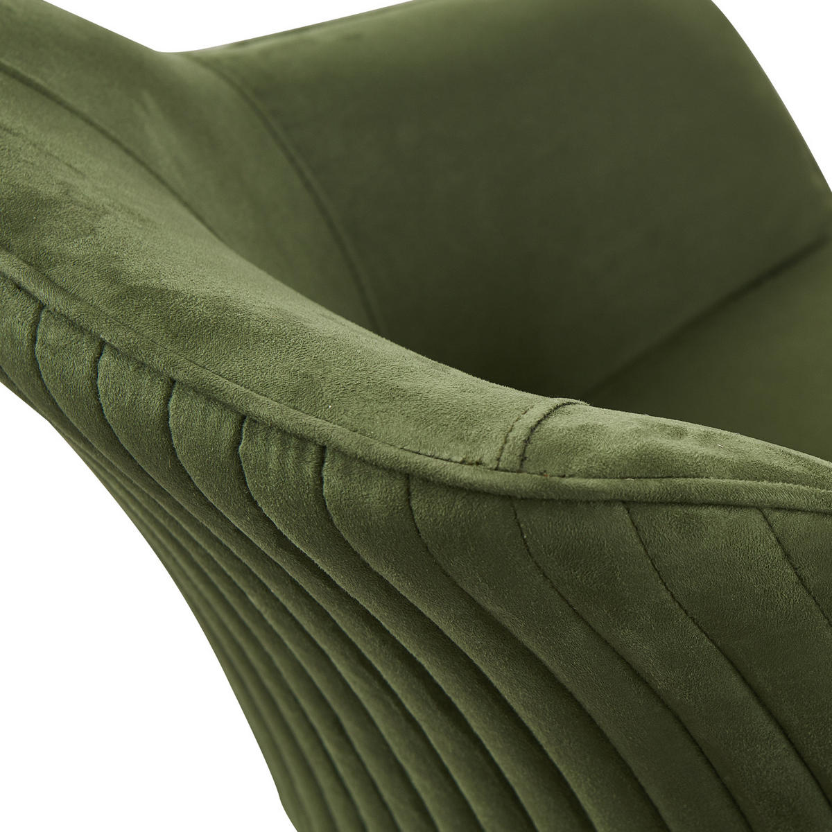 ARMLEHNSTUHL KATJA Grün - Grün, Textil/Metall (57/82/62cm) - B&D Home