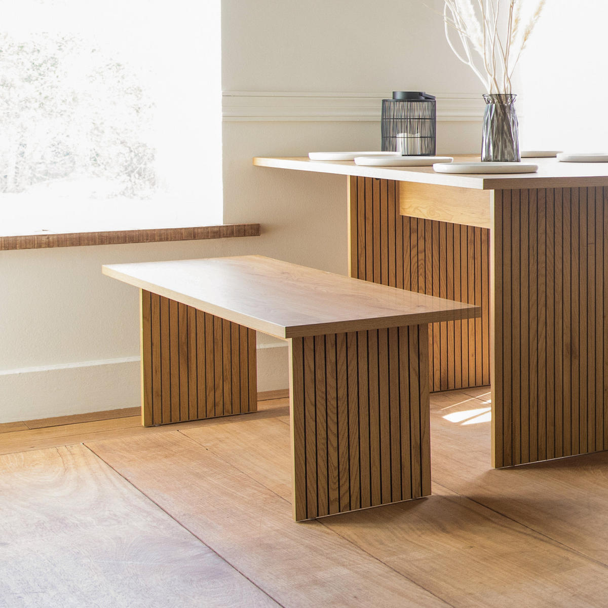 BANK ALMA 3 Plätze - Braun, Holzwerkstoff (160/45/42cm) - Happy Garden