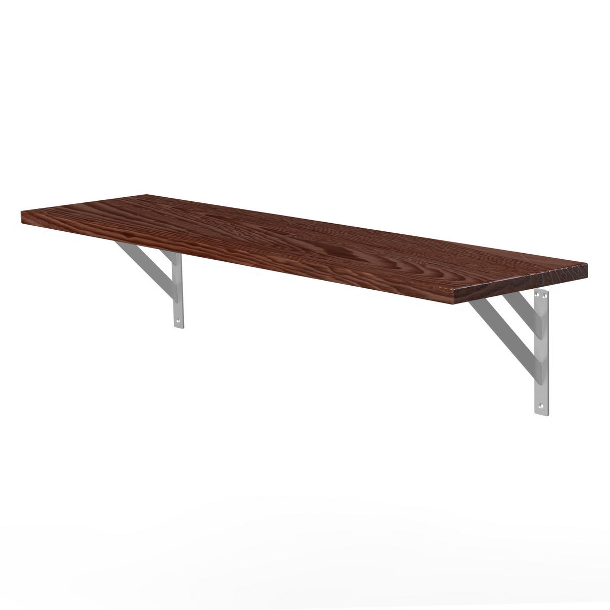 REGALHALTERUNGEN - Silberfarben, Metall (24/3/24cm) - ML-DESIGN