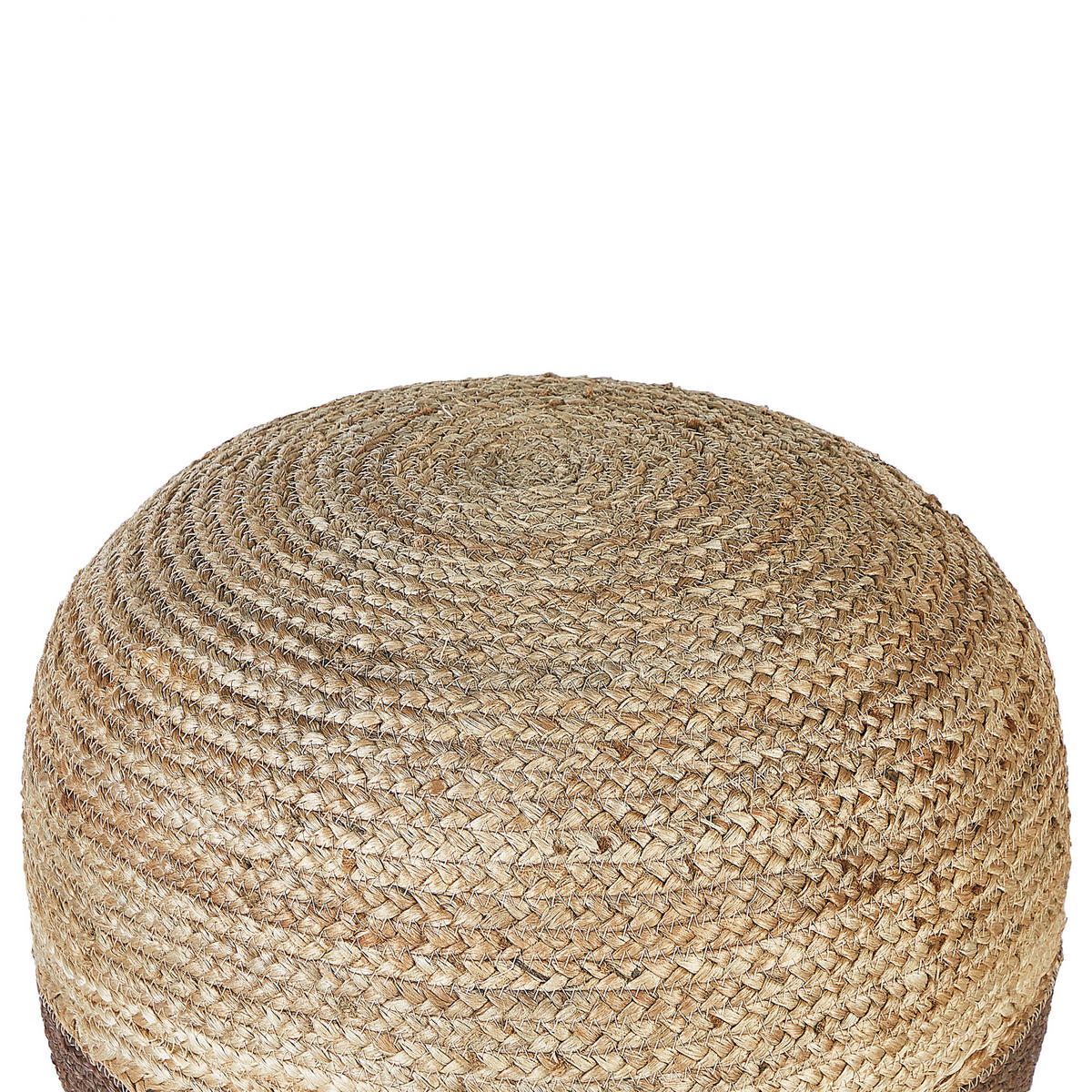 POUF Duki 50/50/40 cm - Naturfarben, Naturmaterialen (50/40/50cm) - Beliani