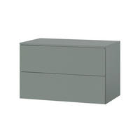WASCHTISCHUNTERSCHRANK Color 2S 80 Aloe - Dunkelgrün, Holzwerkstoff (80/50/45cm) - mzm24