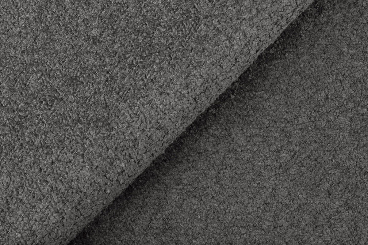 SOFA FEBE 2-Sitzer, dunkelgrau - Dunkelgrau/Schwarz, Holz/Textil (160/82/96cm) - Courtois Laville