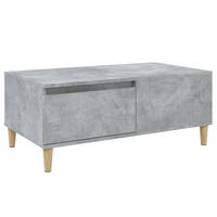 COUCHTISCH Betongrau 90x50x36,5 cm Holzwerkstoff - Grau, Holzwerkstoff (90/50/36.5cm) - furnicato