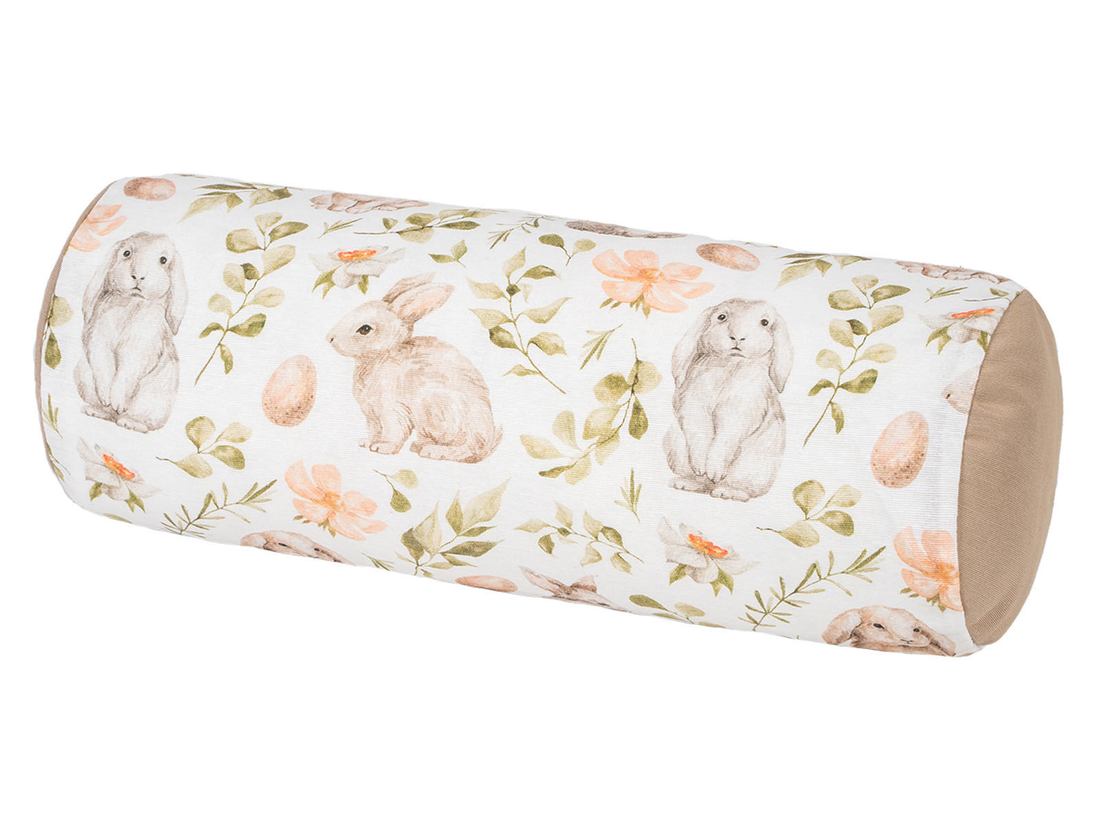 NACKENROLLENHÜLLE Hoppel 15/40 cm - Taupe/Beige, Textil (15/40cm) - beties Heimtextil