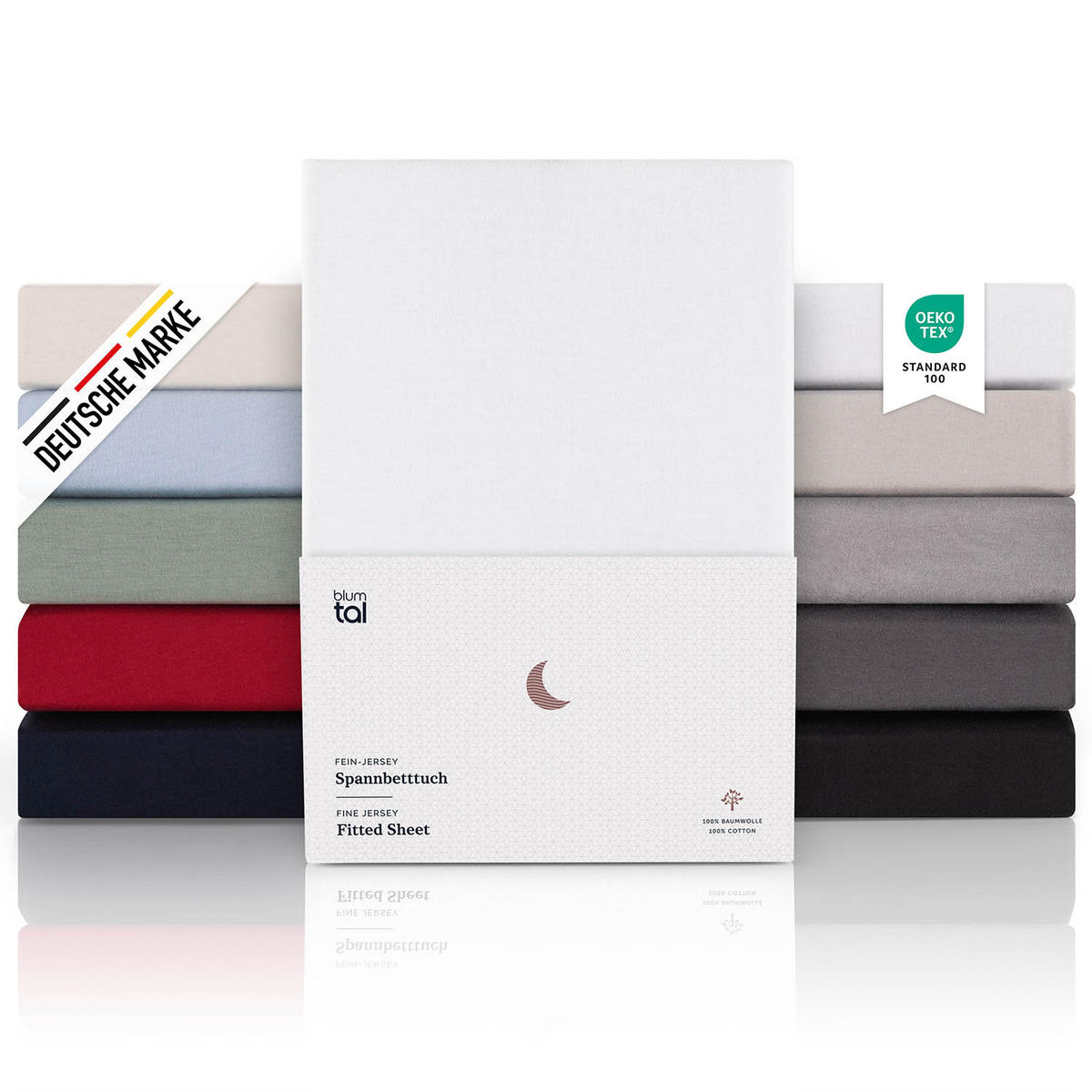 SPANNBETTLAKEN 270/200/30 cm Weiß - Weiß, Textil (200/270cm) - Blumtal