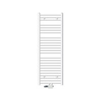 BADHEIZKÖRPER Sahara 500x1500 mm Weiß gerade mit Ventil Universal - Weiß, Metall (50/150/3cm) - LuxeBath