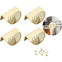MÖBELGRIFF Gold 4er-Set - Goldfarben, Metall (2.3/4/6cm)