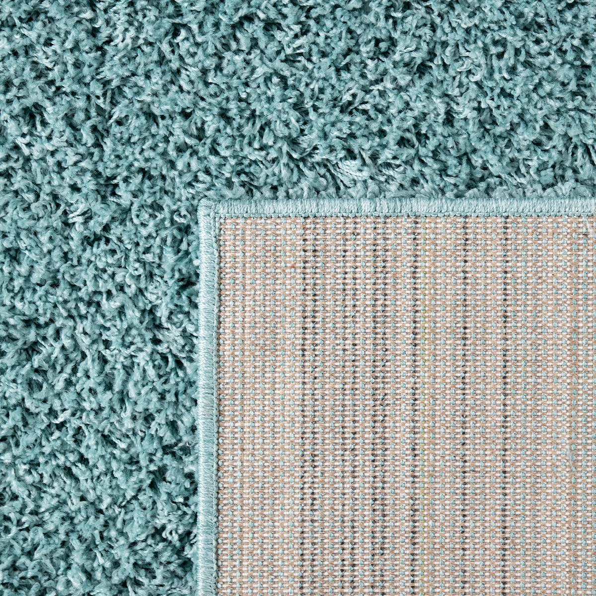 HOCHFLORTEPPICH 60/100 cm Twister 500 - Türkis, Textil (60/100cm) - Paco Home