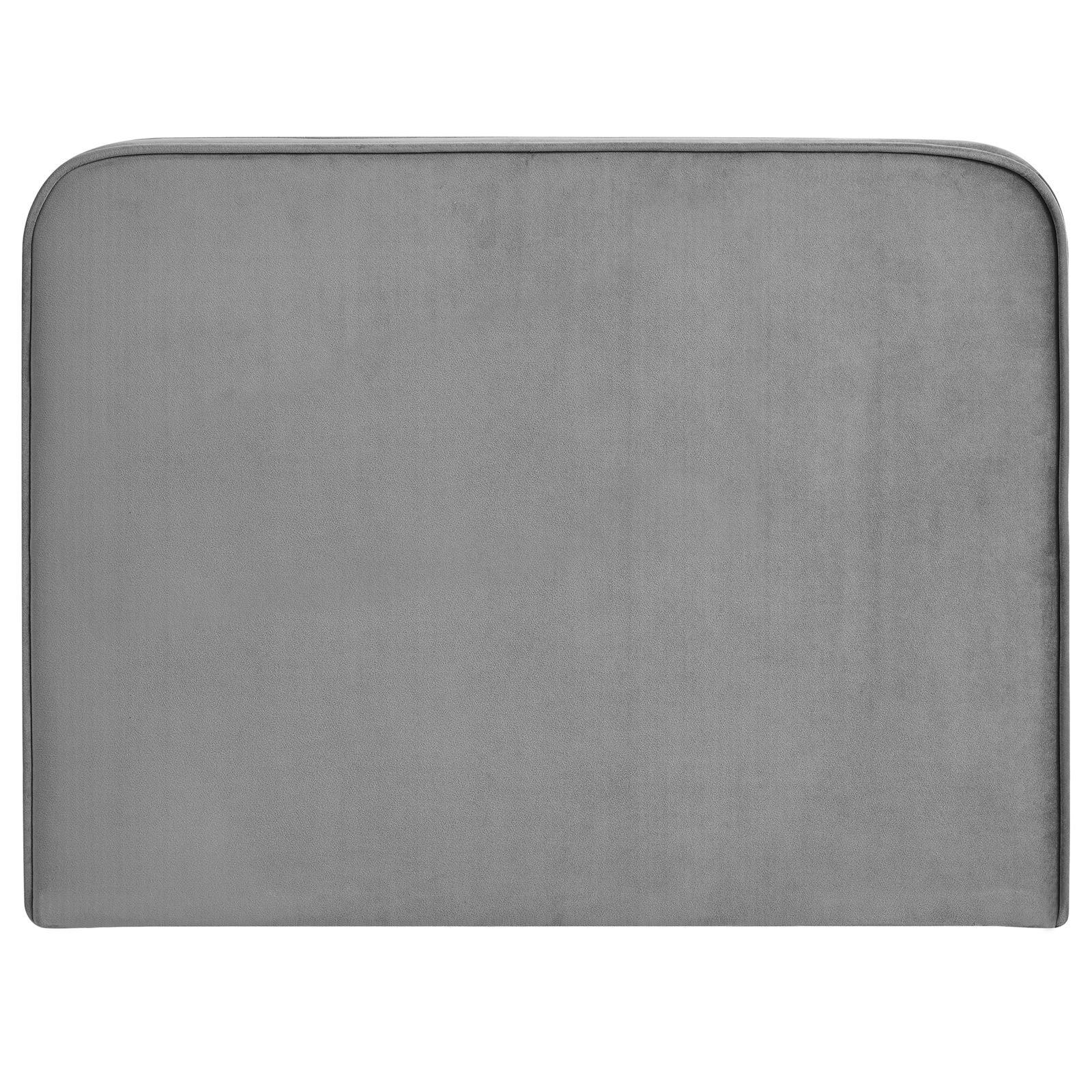 KOPFTEIL LUNAR 90X190 CM - Grau, Textil (90/68/6cm) - IDIMEX