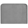 KOPFTEIL LUNAR 90X190 CM - Grau, Textil (90/68/6cm) - IDIMEX