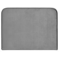 KOPFTEIL LUNAR 90X190 CM - Grau, Textil (90/68/6cm) - IDIMEX