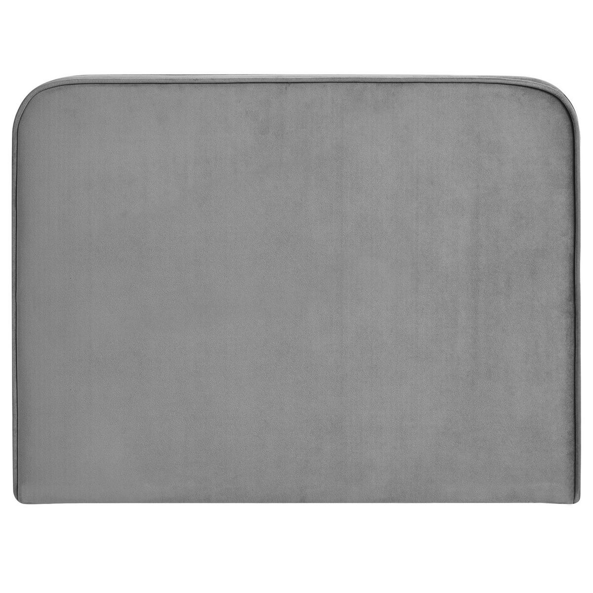 KOPFTEIL LUNAR 90X190 CM - Grau, Textil (90/68/6cm) - IDIMEX