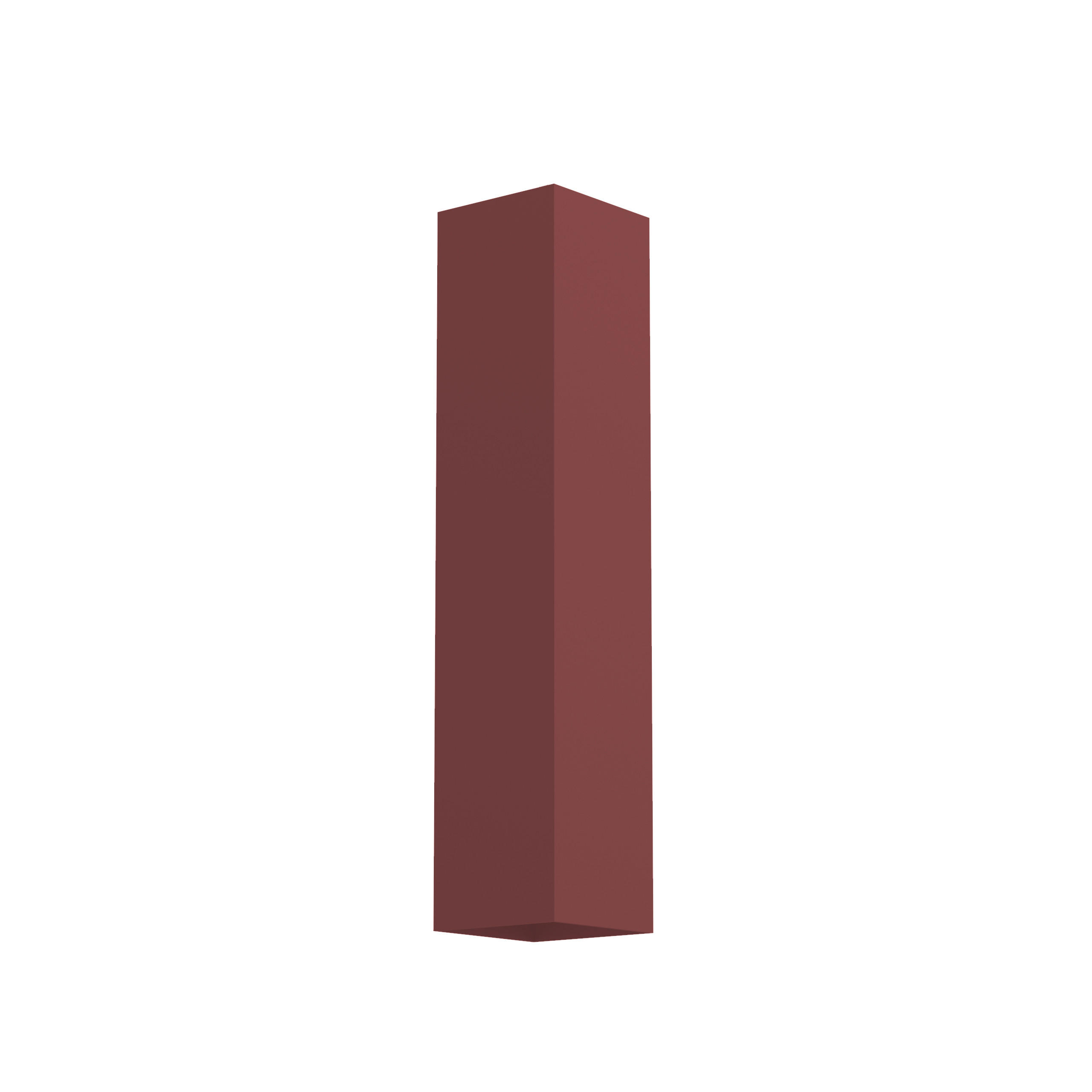 DECKENLEUCHTE - Rot, Metall (6/6/30cm) - Lumicom