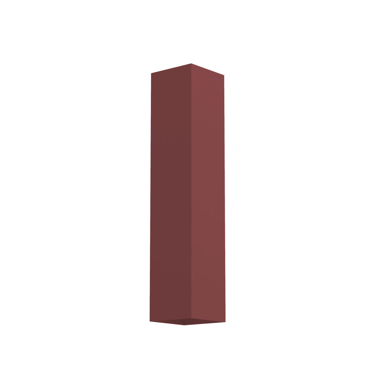 DECKENLEUCHTE - Rot, Metall (6/6/30cm) - Lumicom
