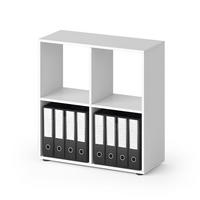 DĚLICÍ STĚNA Tetra Bílá - bílá, kompozitní dřevo (72.6/72/29cm) - Vicco