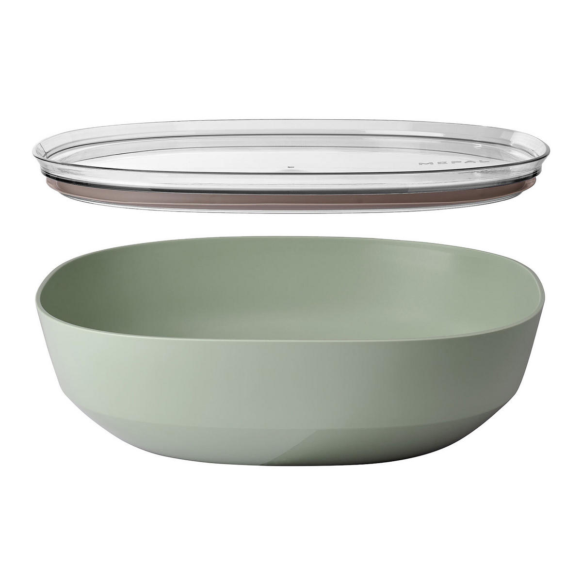 SERVIERSCHALE MIT DECKEL Silueta Nordic Sage 4000 ml - Mintgrün, Kunststoff (30.1cm) - Mepal