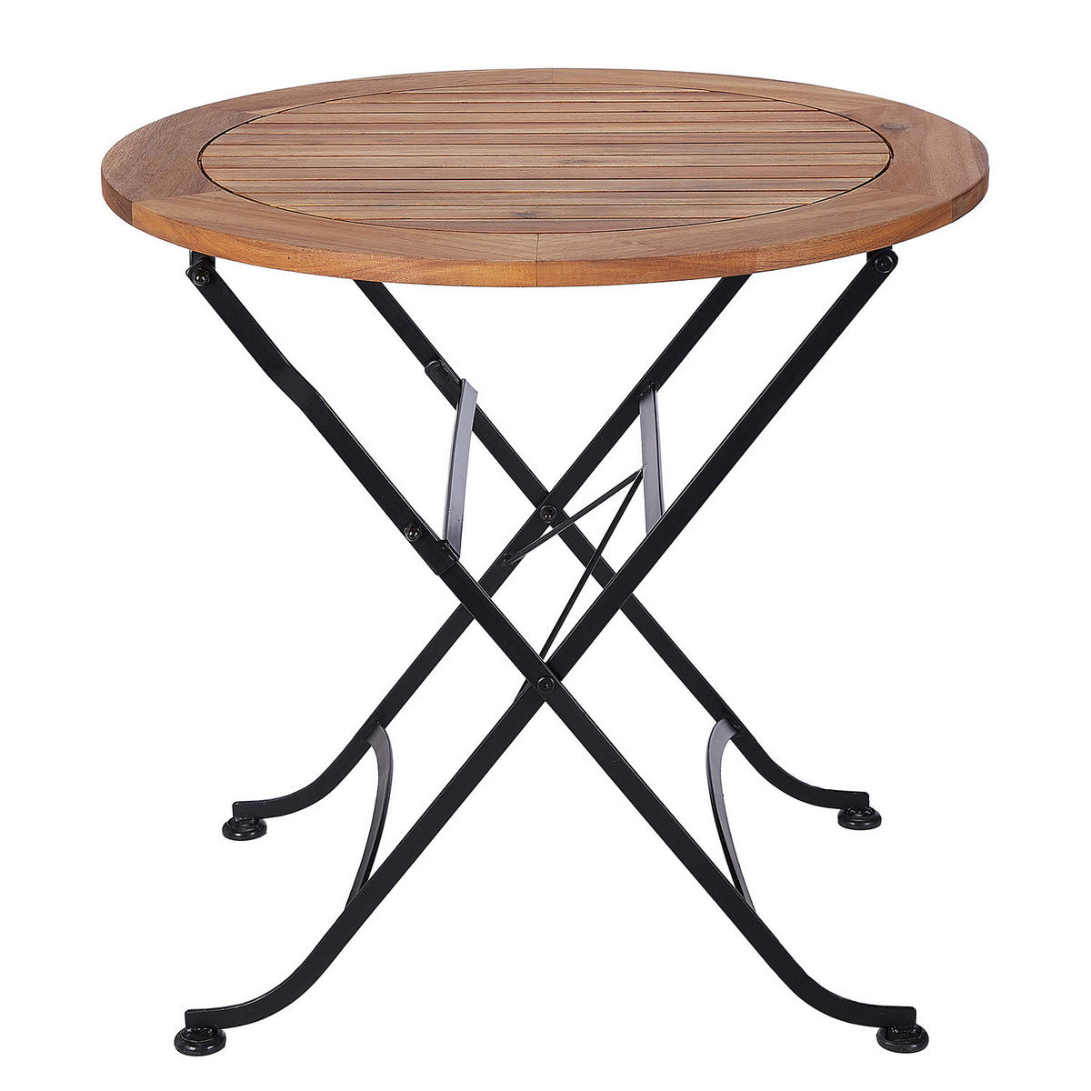 BALKON-SET (3-teilig) Parklife - Braun, Holz/Metall - BUTLERS