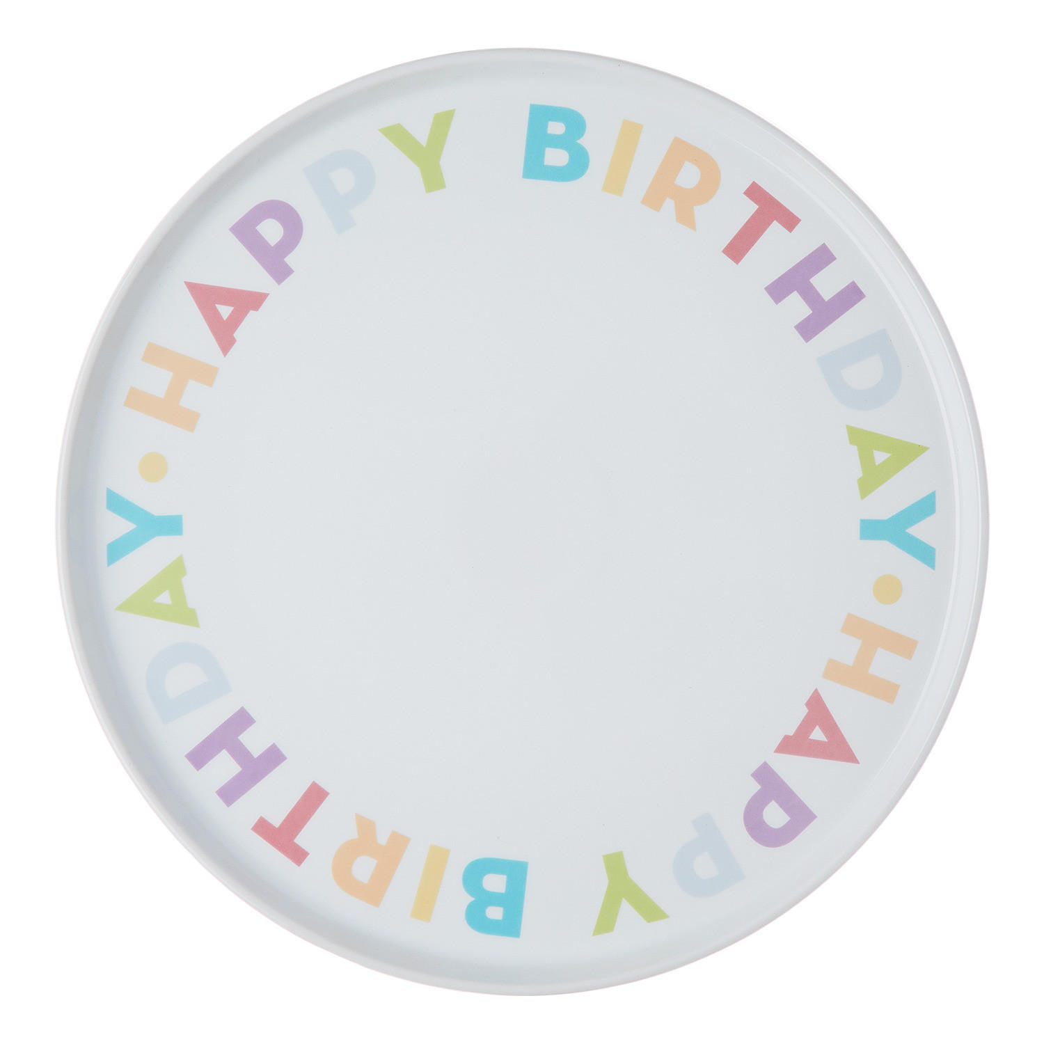 KUCHENPLATTE Happy Birthday - Multicolor, Keramik (32/1.5/32cm) - Butlers