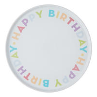 KUCHENPLATTE Happy Birthday - Multicolor, Keramik (32/1.5/32cm) - Butlers