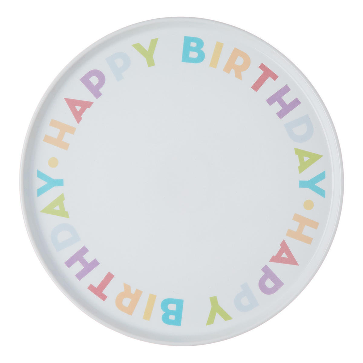 KUCHENPLATTE Happy Birthday - Multicolor, Keramik (32/1.5/32cm) - Butlers