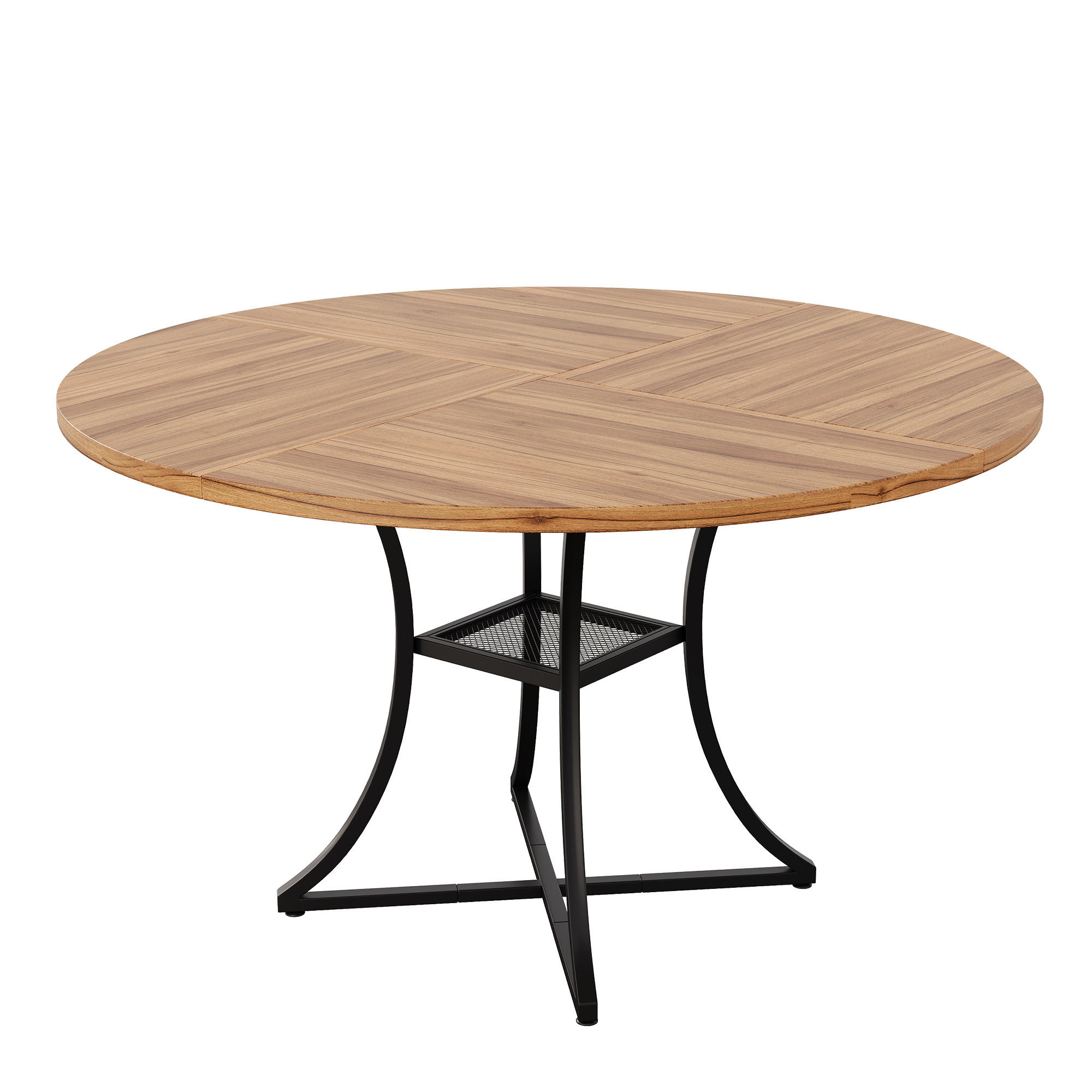 ESSTISCH 100/75 cm mit Ablagefläche DE-39846 Walnussoptik - Walnussfarben, Holzwerkstoff (100/100/75cm) - ComfortXL