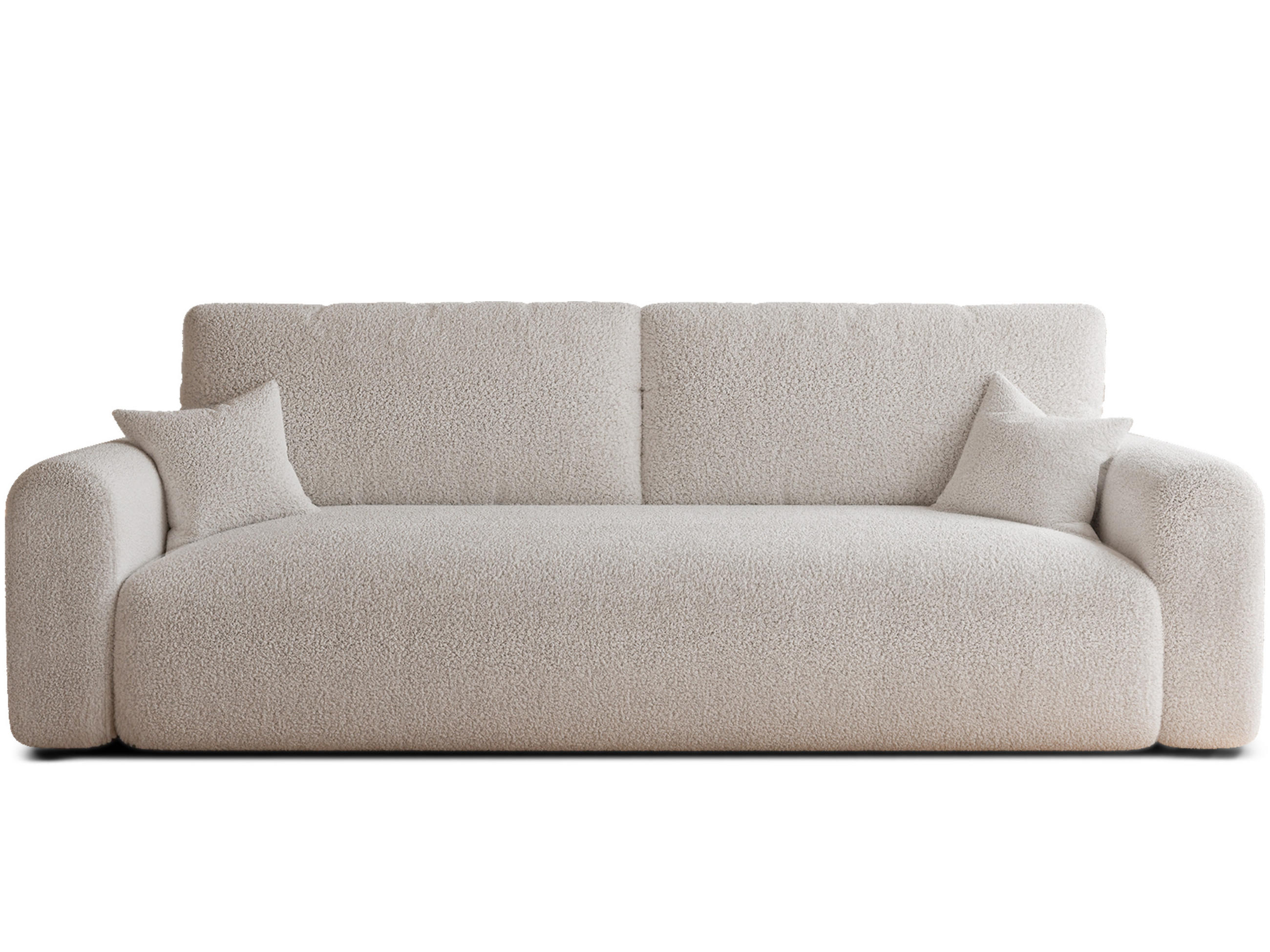 SCHLAFSOFA JOBO mit Bettkasten, Beige - Beige, Textil (244/76/98cm) - Idohome