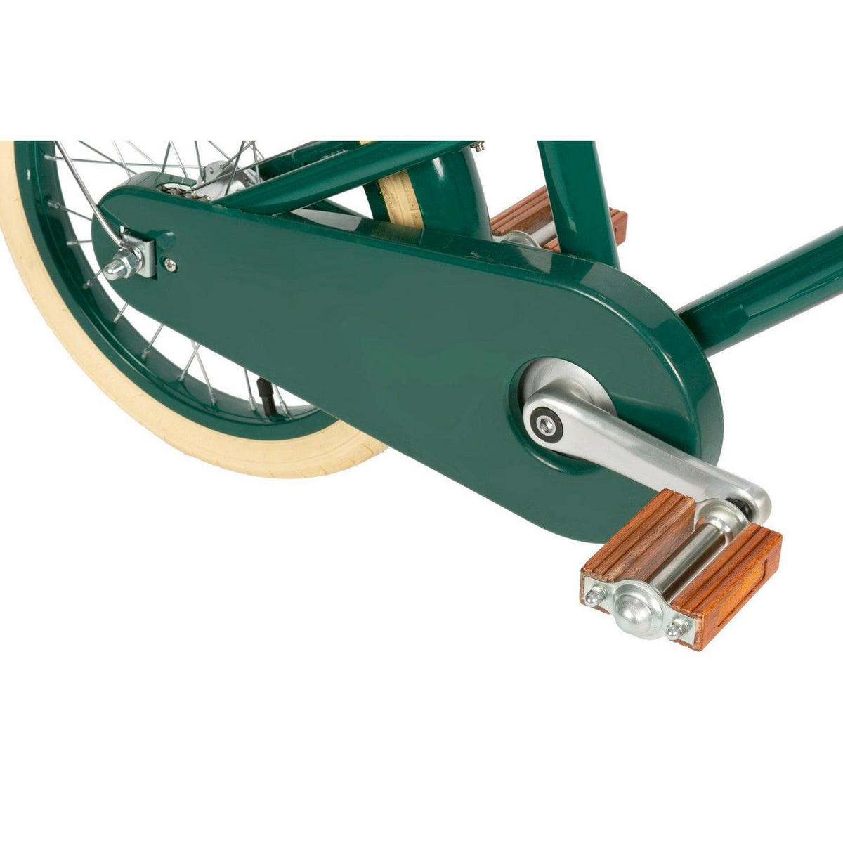 KINDERFAHRRAD aus Alu und Stahl, 4-7 Jahre, Grün - Dunkelgrün, Metall (23.5cm) - Banwood