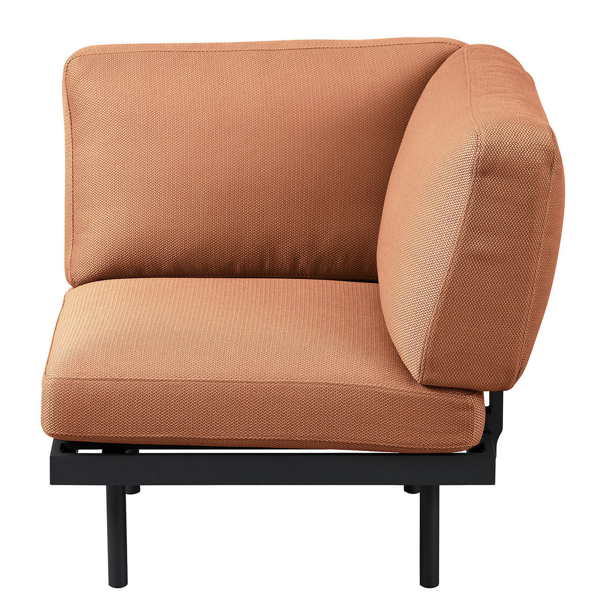 OUTDOOR-ECKELEMENT - Rosa, Textil/Metall (84/83/84cm) - home24